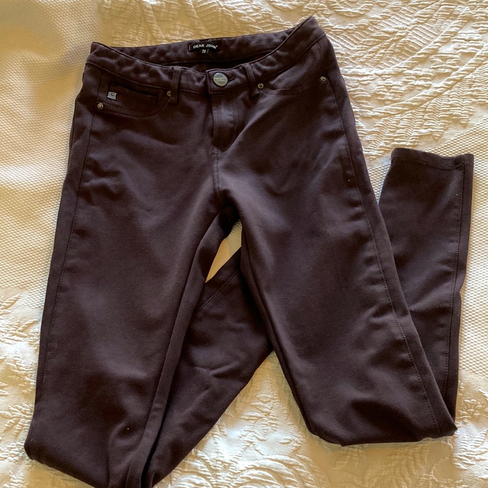 Dear John Brown Skinny Pants - 28